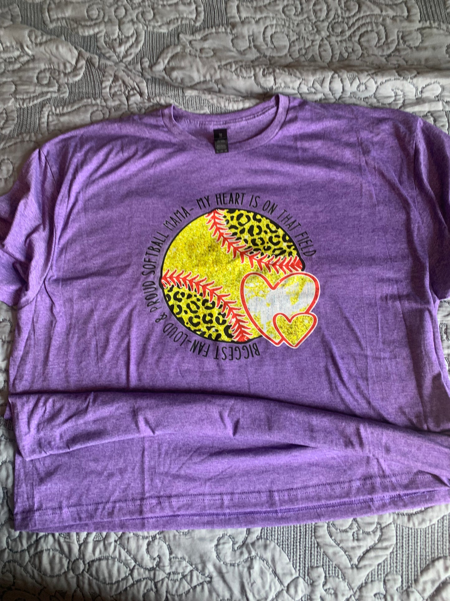 Heart is on the field shirt