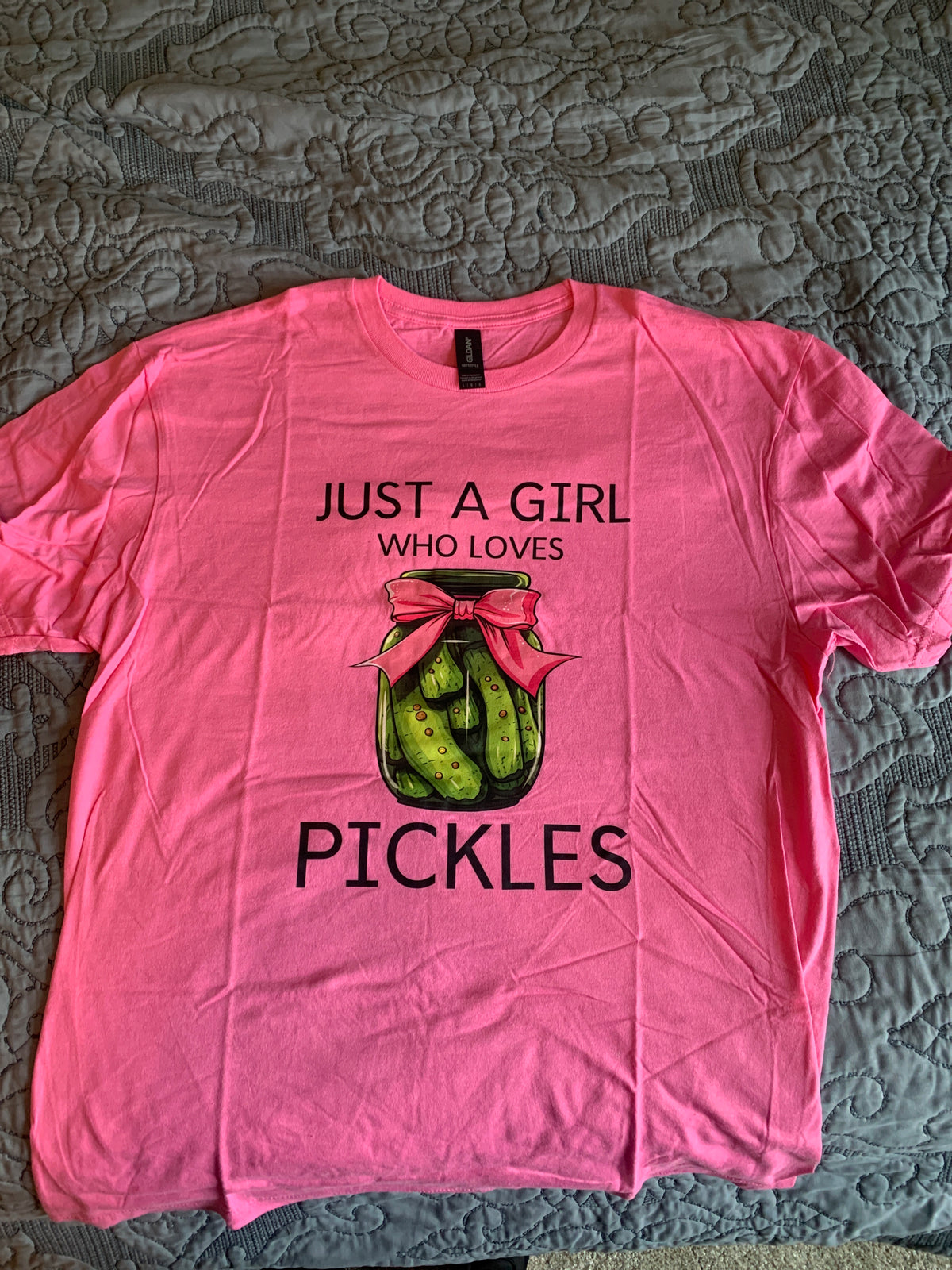 Just a girl who loves pickles shirt