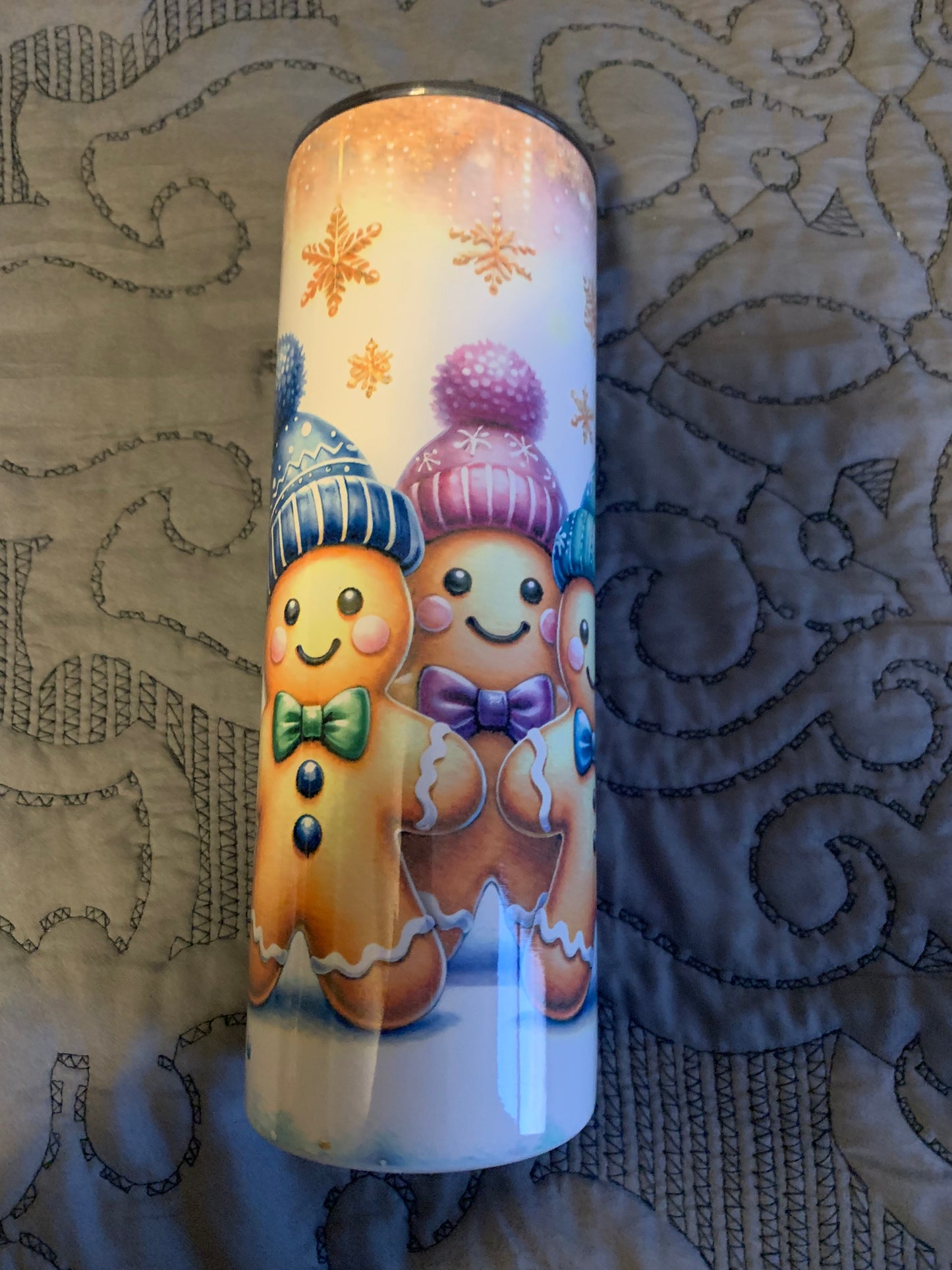 Gingerbread men tumbler