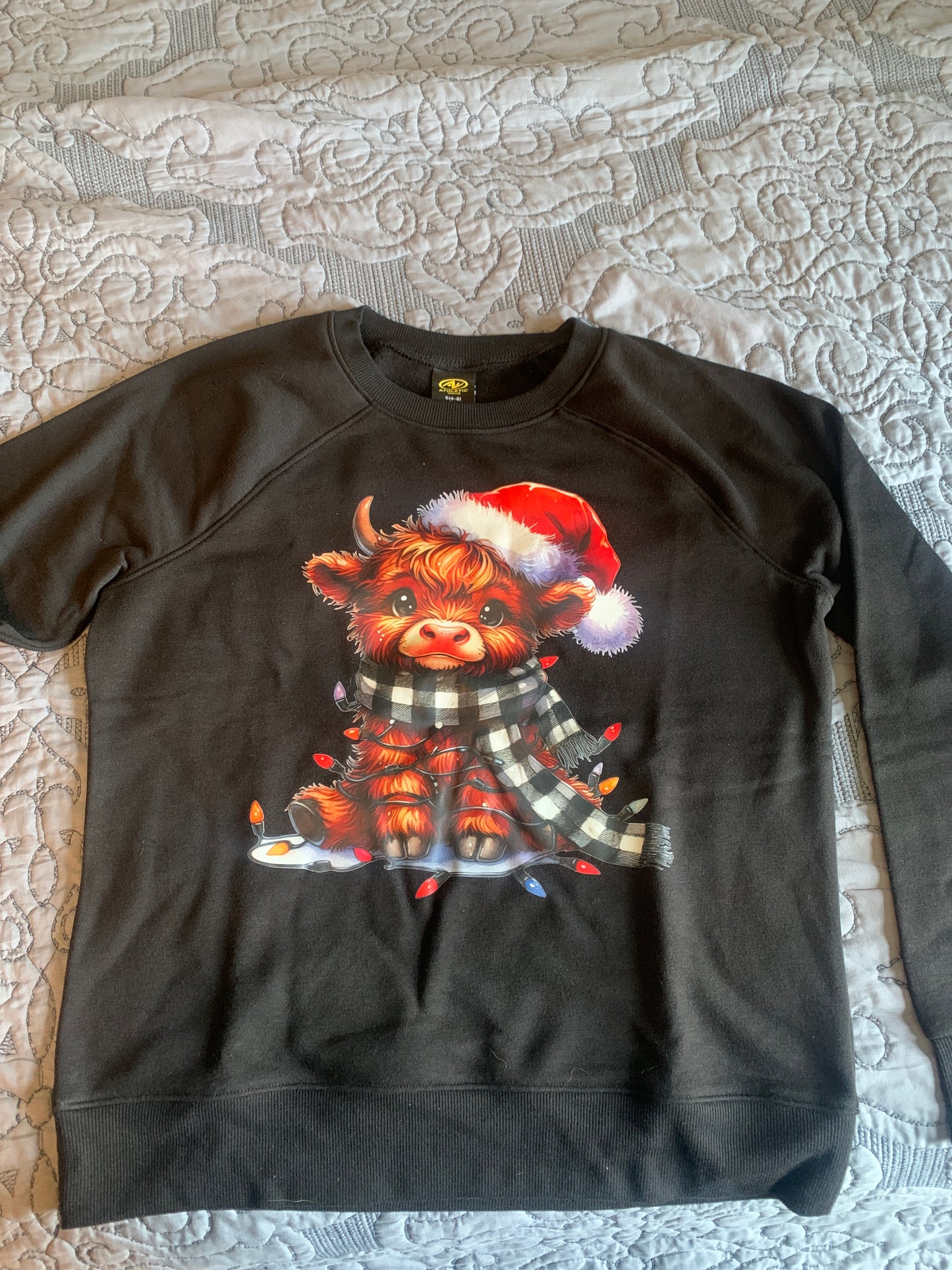 Santa cow Crewneck
