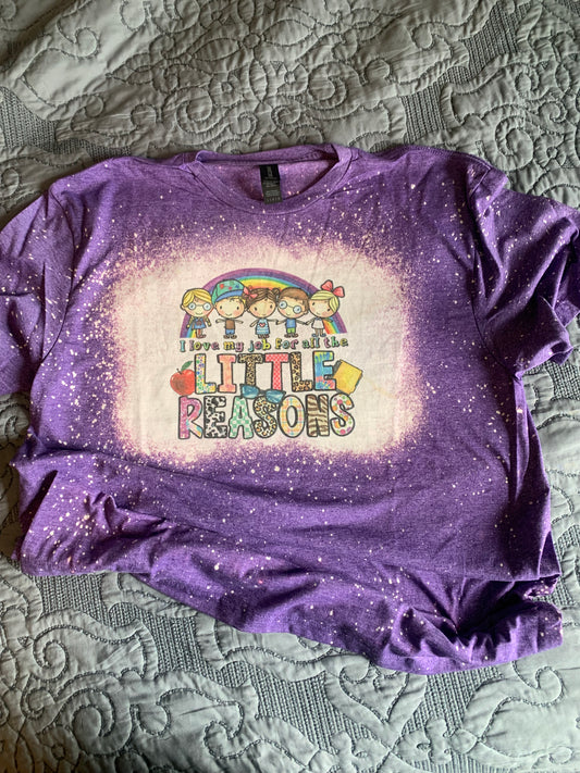 Teacher/little reasons shirt