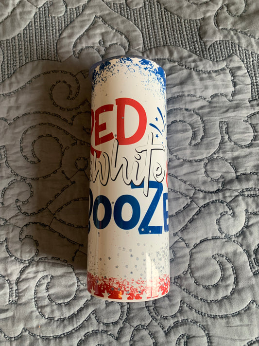 Red white& boozey tumbler