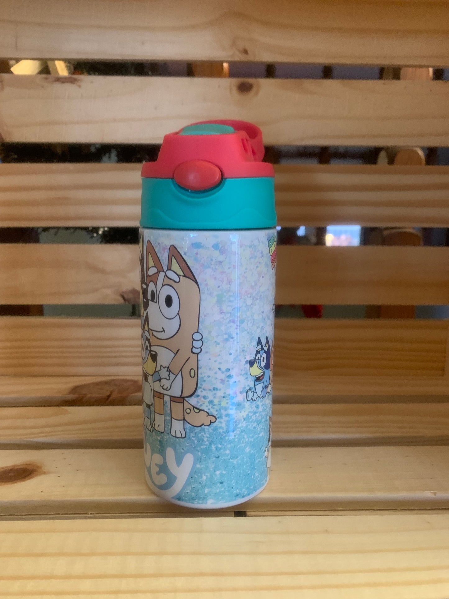 Blue dog tumbler