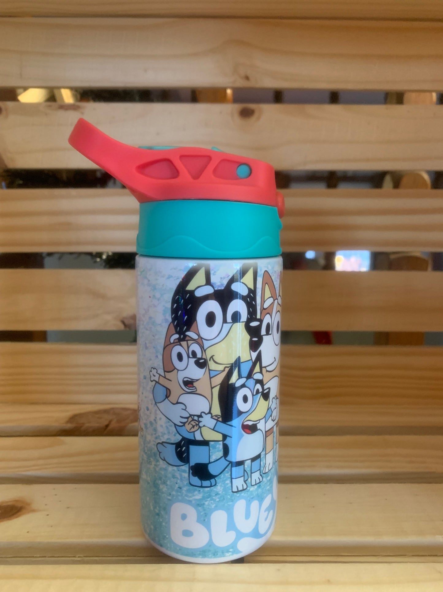 Blue dog tumbler