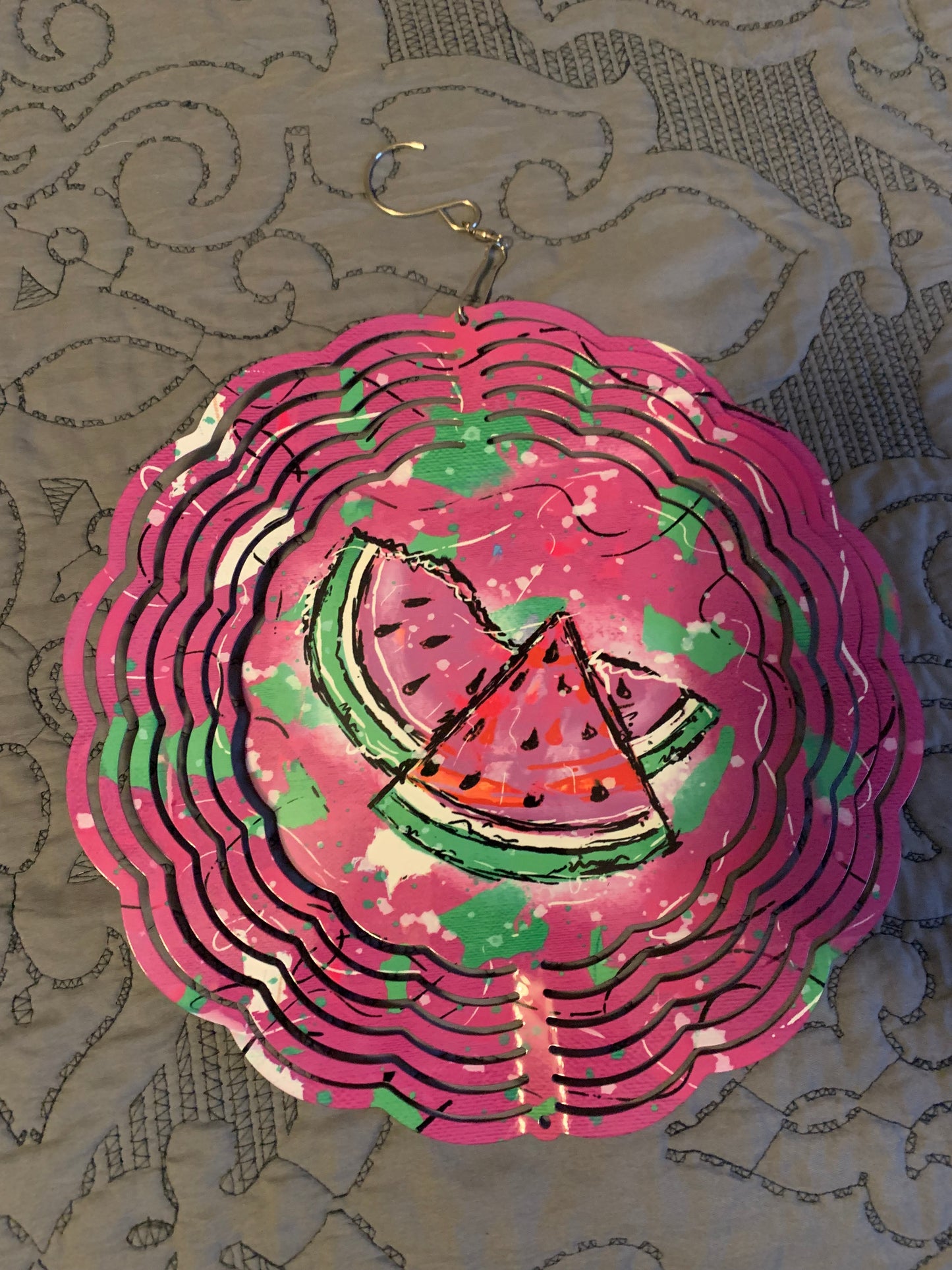 Watermelon wind spinner