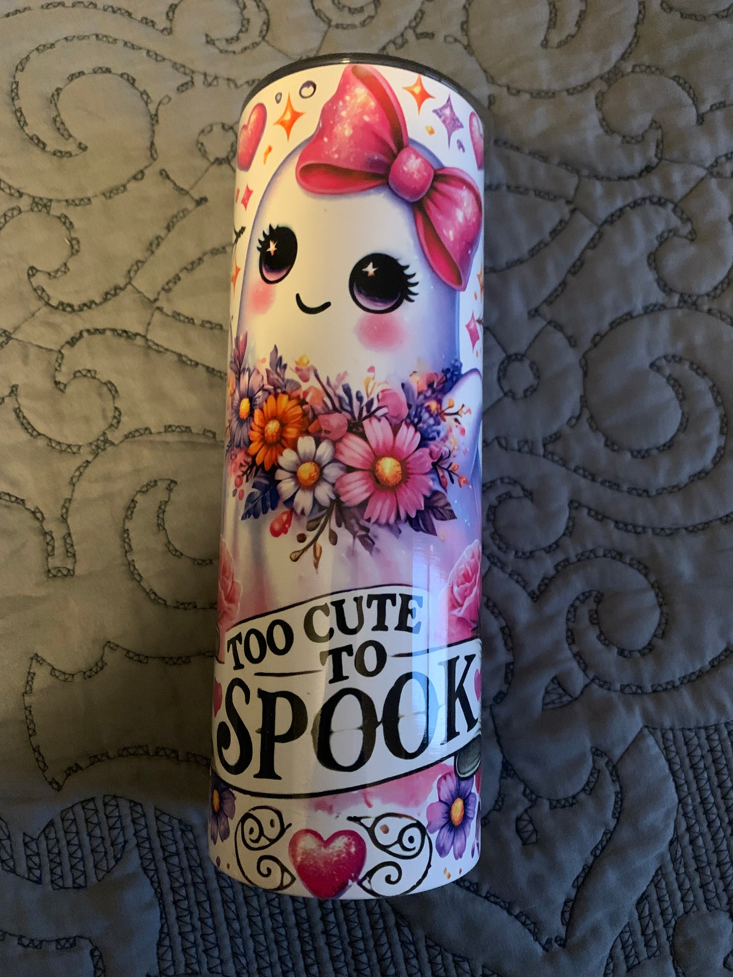 Too cute to spook tumbler