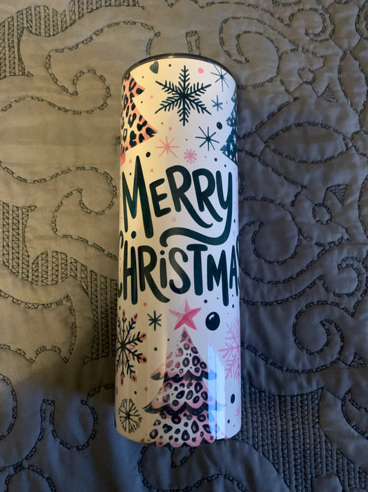 Merry Christmas tumbler