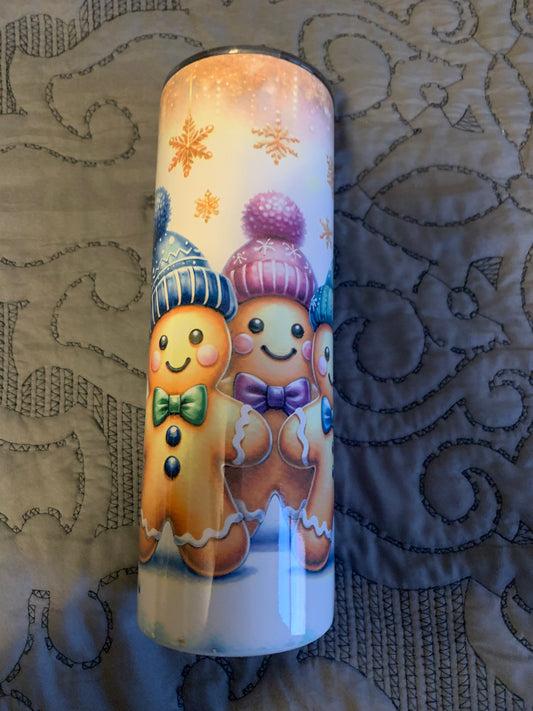 Gingerbread men tumbler