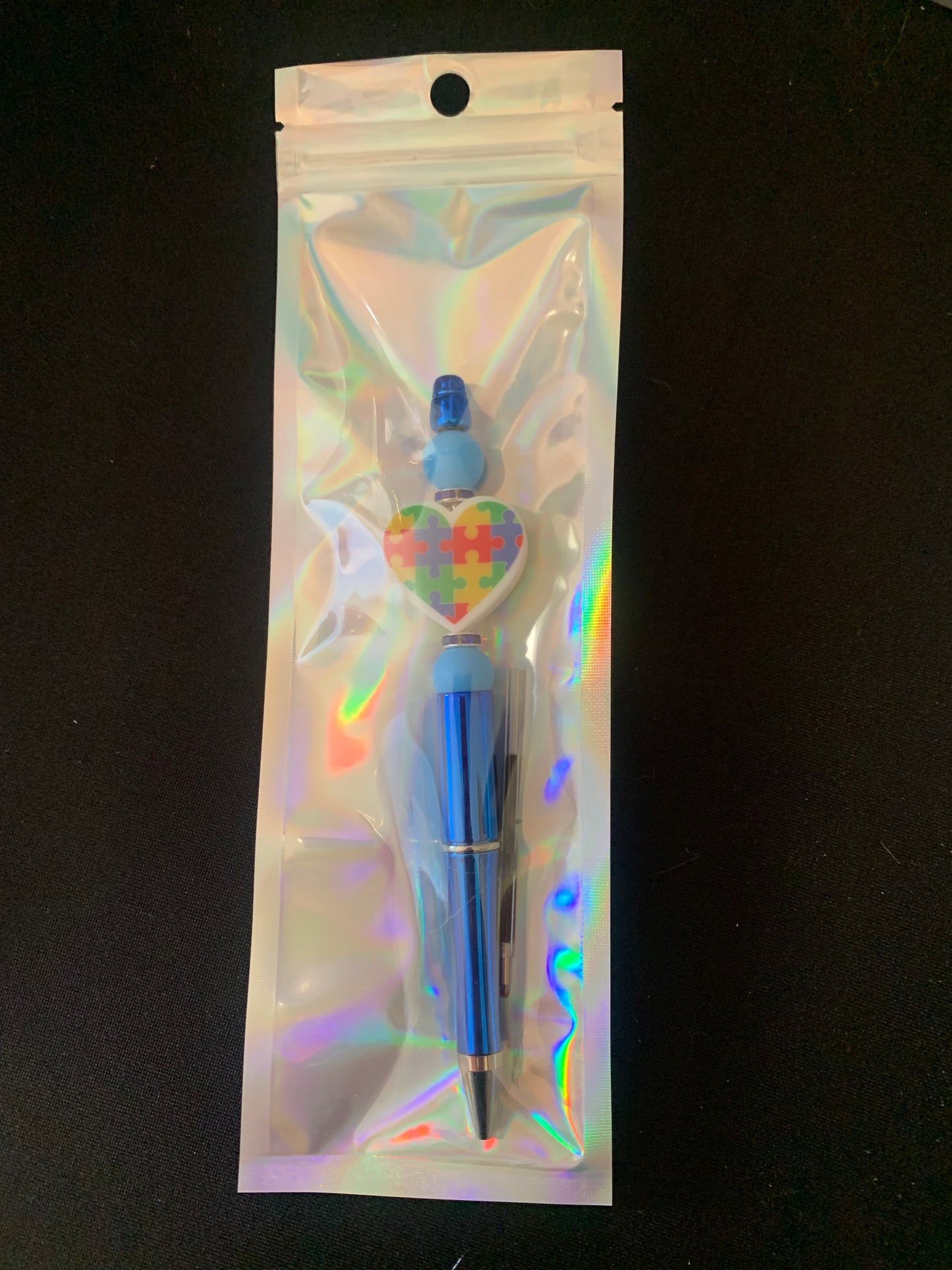 Autism beaded pen