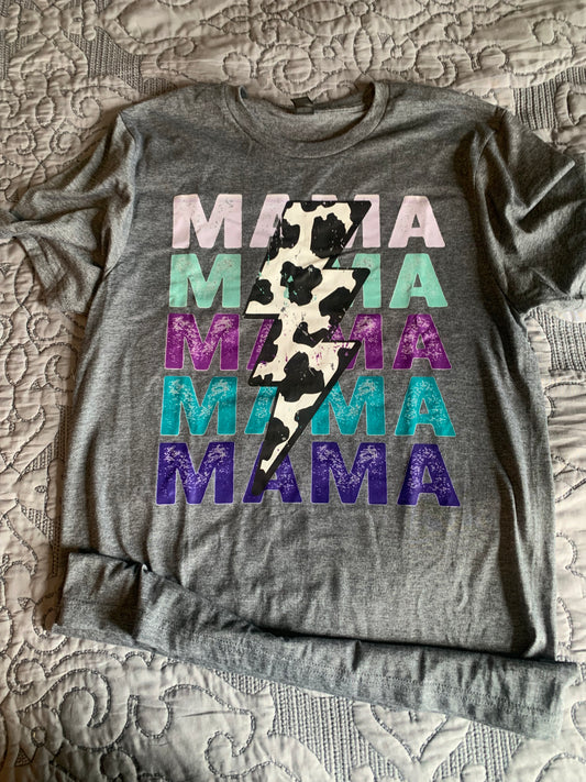 Mama lightning bolt shirt