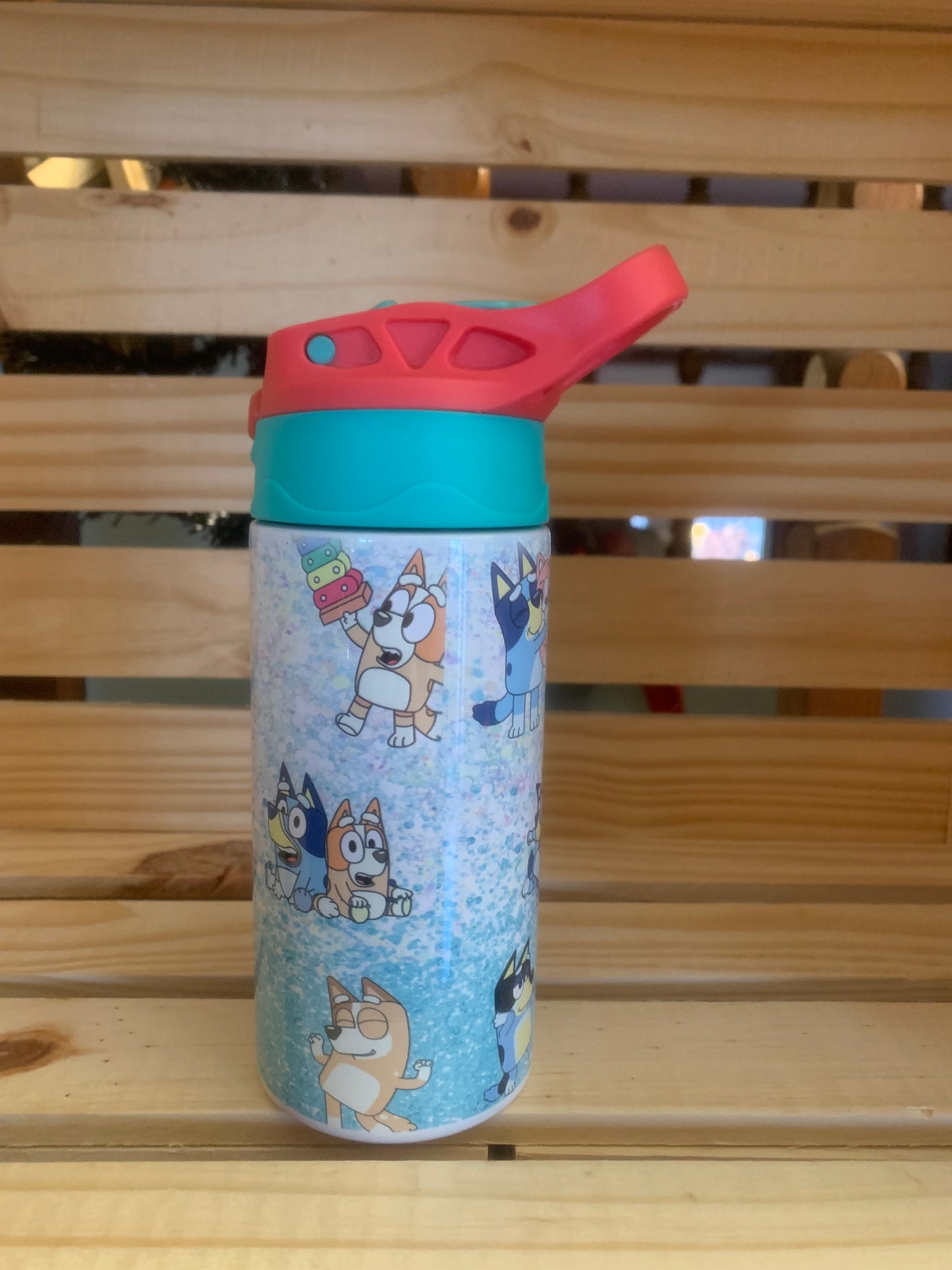 Blue dog tumbler