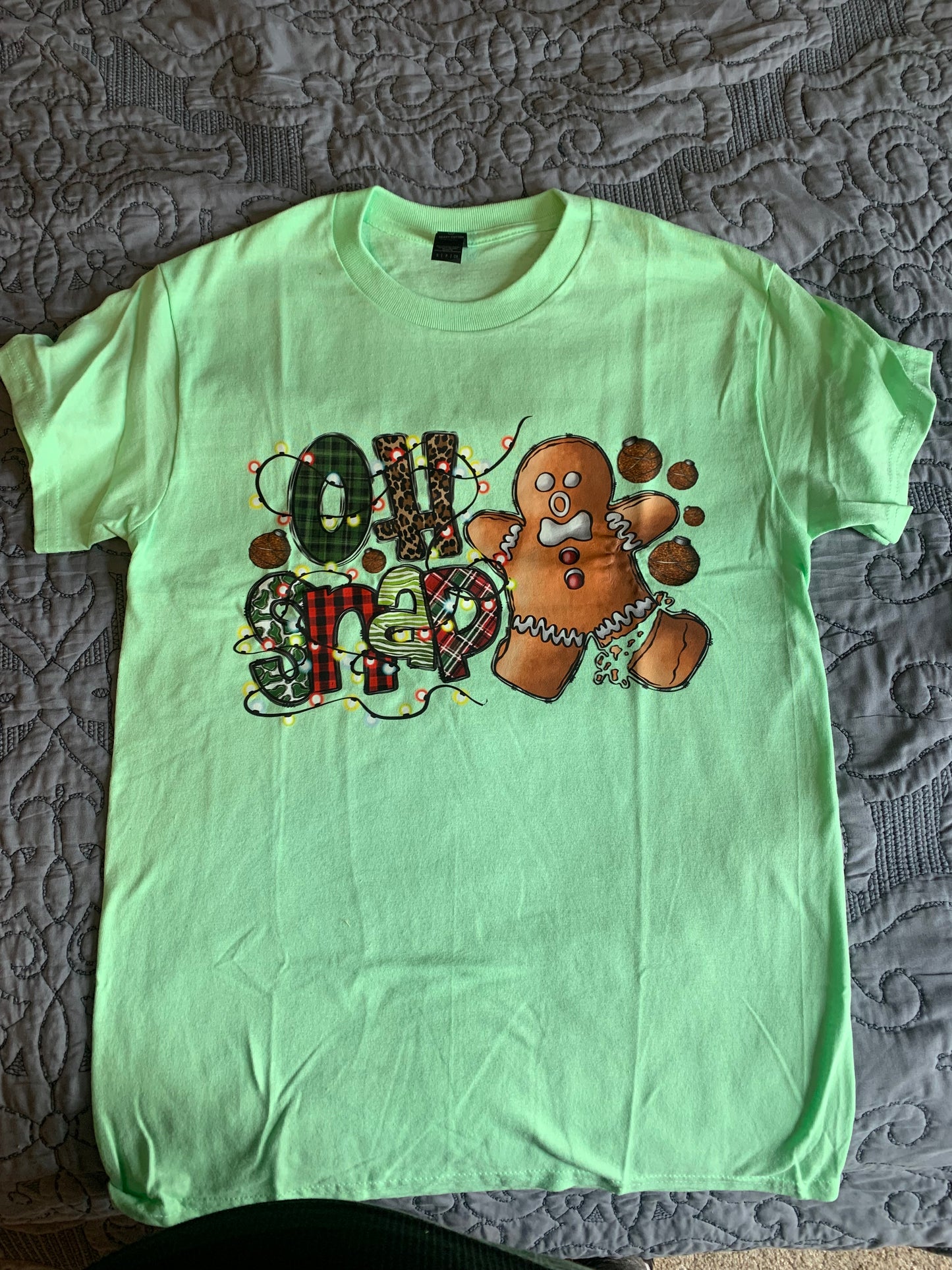 Oh snap gingerbread shirt