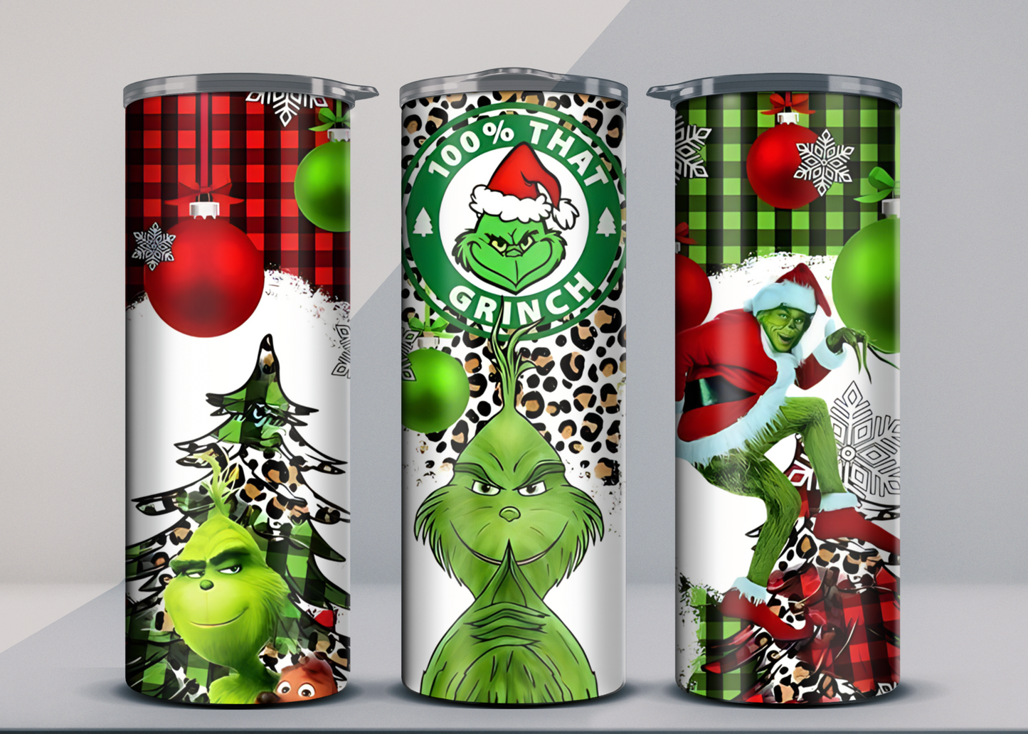 100% green guy tumbler